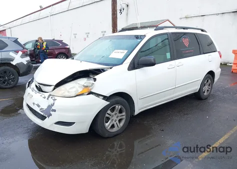 2007 Toyota Sienna Le z USA, uszkodzony, nr VIN 5TDZK23C67S073710